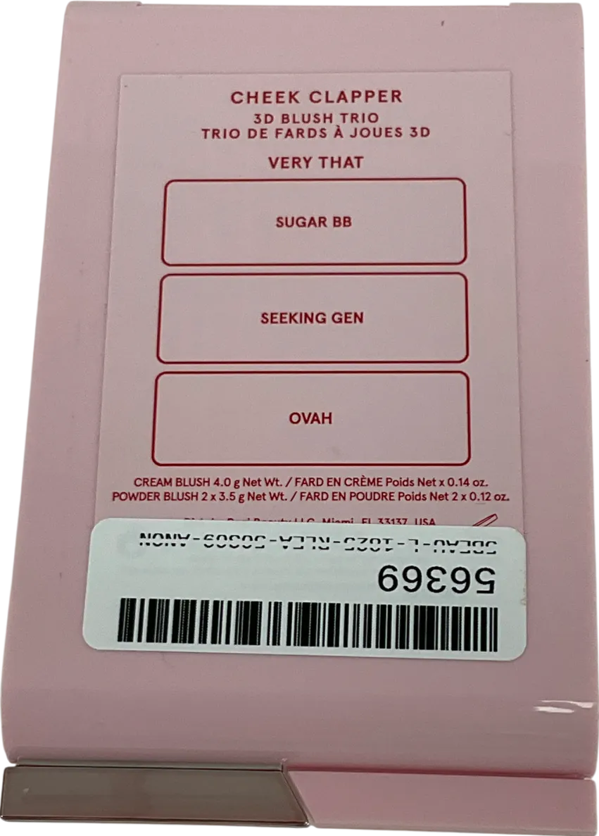 0/s Cheek Clapper 3d Blush Trio Palette Very That 2x3.5g