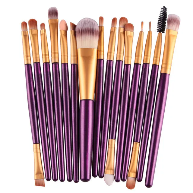 15Pcs Eye Shadow Foundation Brush