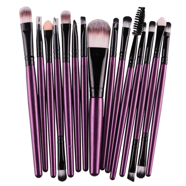 15Pcs Eye Shadow Foundation Brush