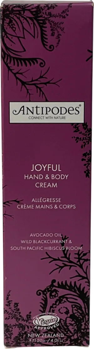 Antipodes Joyful Hand & Body Cream 120ml
