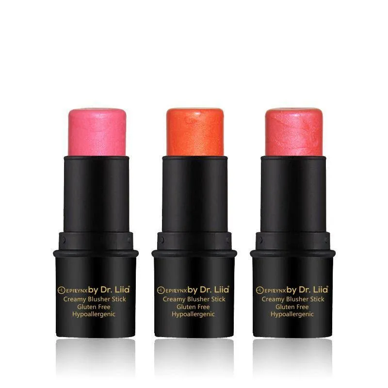Compact Blush Stain Stick for Cheeks, Lips, Eyes