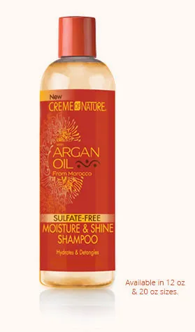 Creme Of Nature Argan Oil Sulfate-Free Moisture & Shine Shampoo