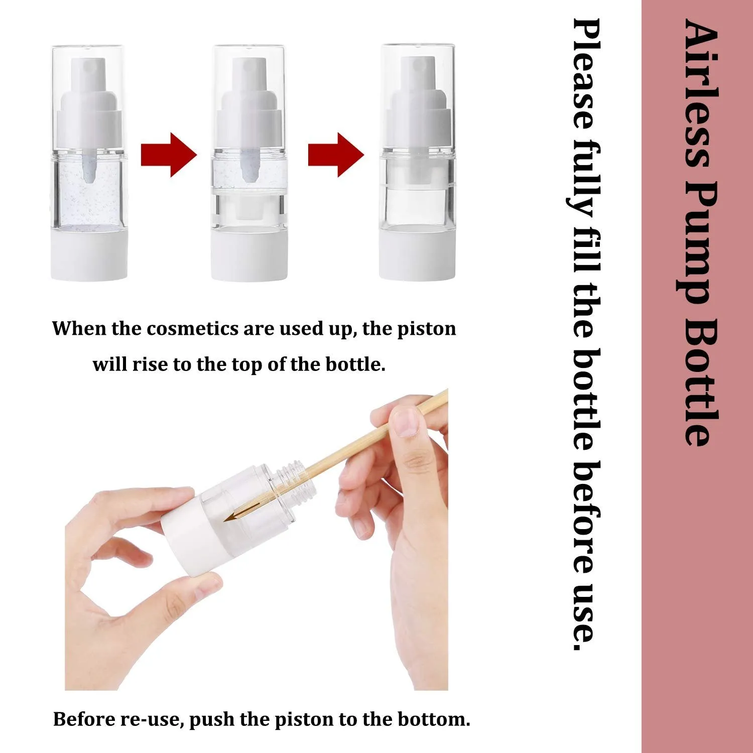 Hot SaleVacuum Bottle for Essence Lotion