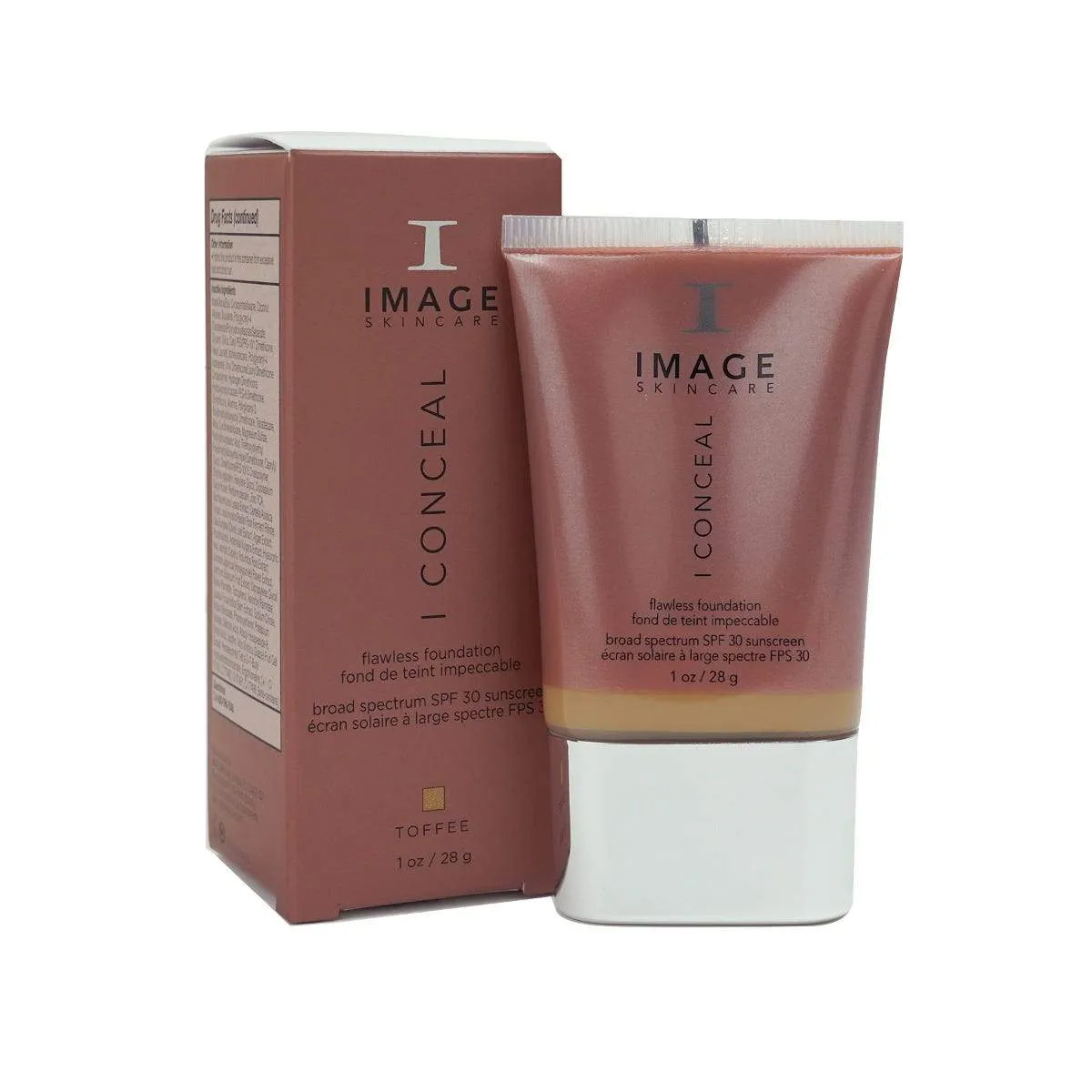 I CONCEAL flawless foundation broad-spectrum SPF 30 sunscreen toffee