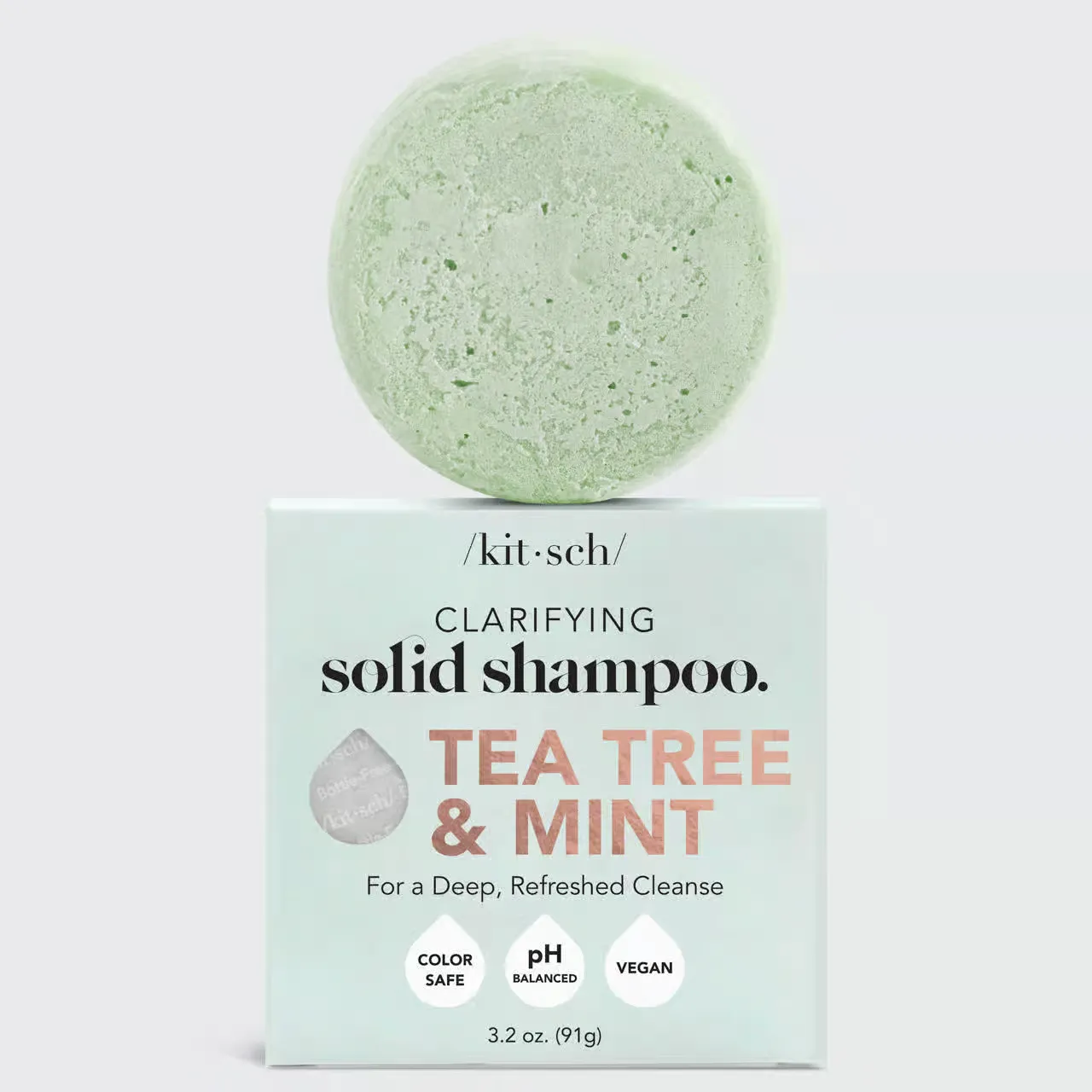 Kitsch Tea Tree   Mint Clarifying Shampoo Bar 3.2oz
