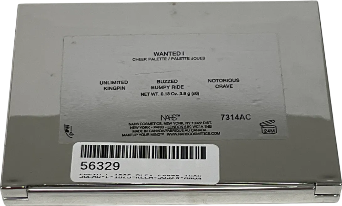 NARS Insist Cheek Palette Wanted 1 3.9g