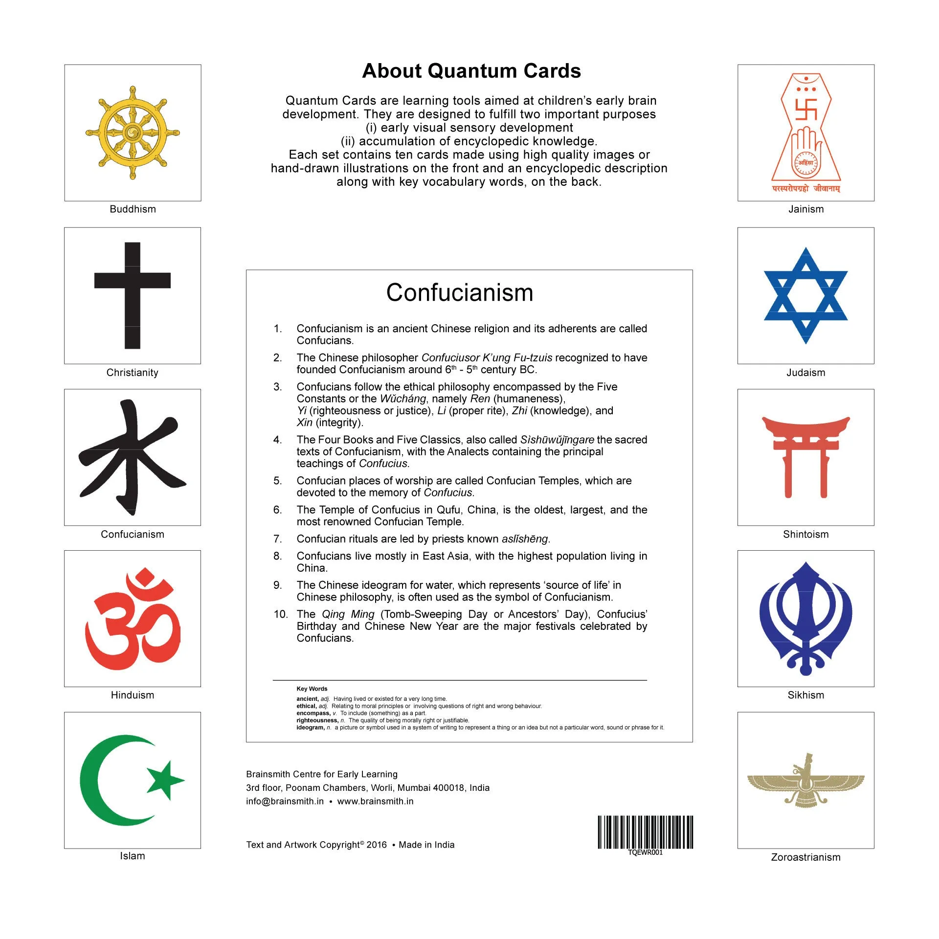 Quantum Cards <br> World Religions