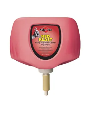 Red Blast Heavy Duty Hand Cleaner with Pumice, 2000 mL Refill for Dura View Dispenser, Kutol Pro 7767, Pack of 4