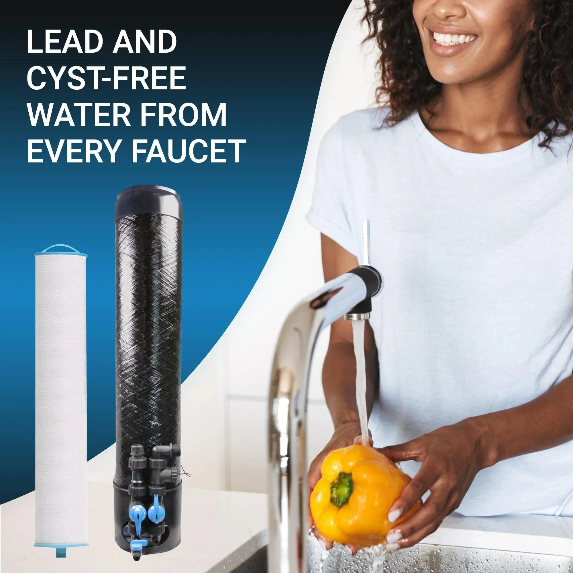 RKIN - OP1L Certified Whole House Lead Water Filter System