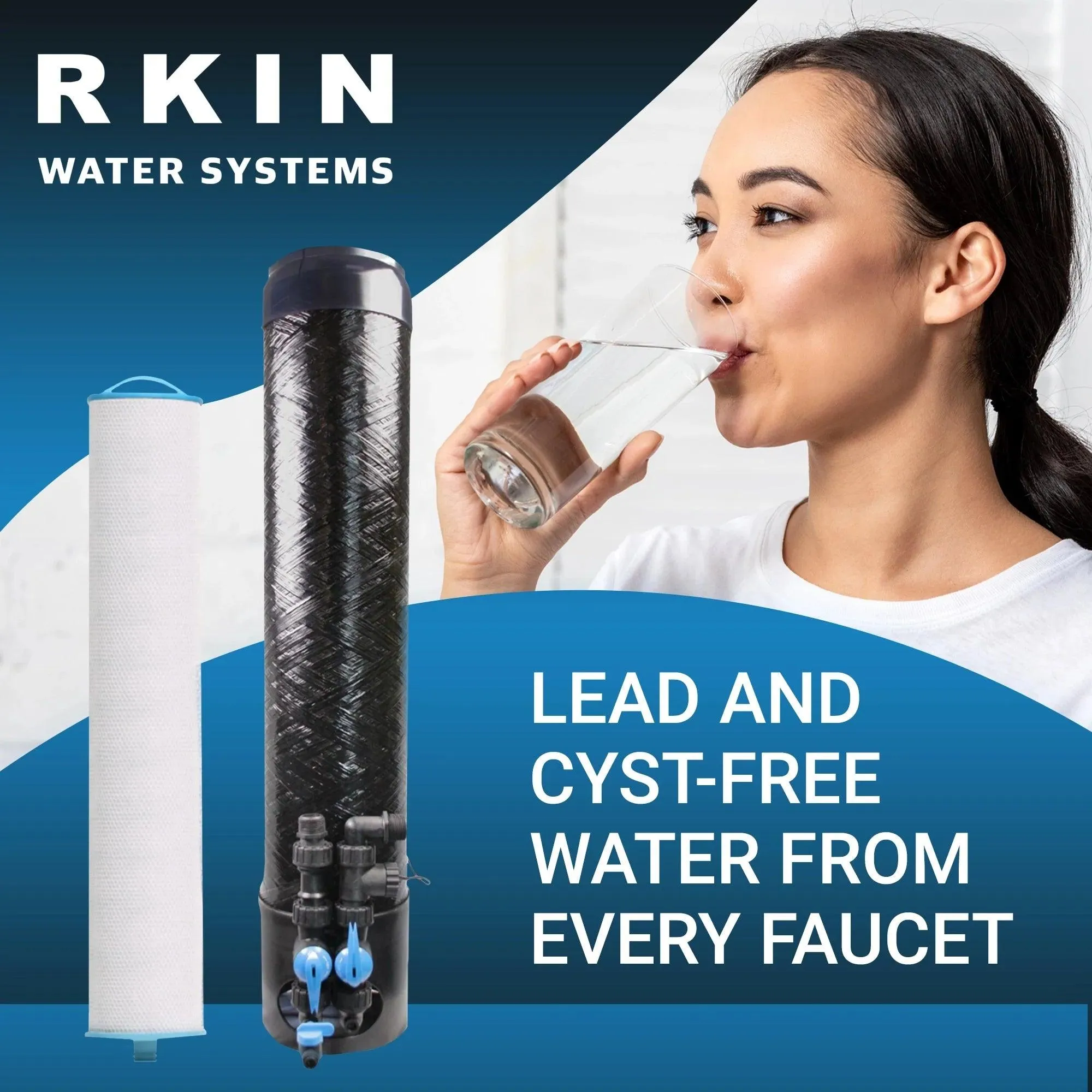 RKIN - OP1L Certified Whole House Lead Water Filter System