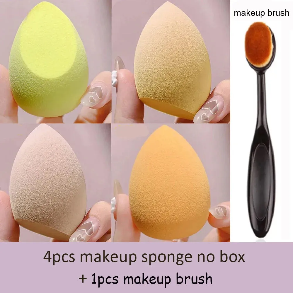 Sponge for Makeup Beauty Blender with Box Foundation Powder Blush Make up Tool Beauty Egg 1/4pc XISHOW Makeup Sponge Blender