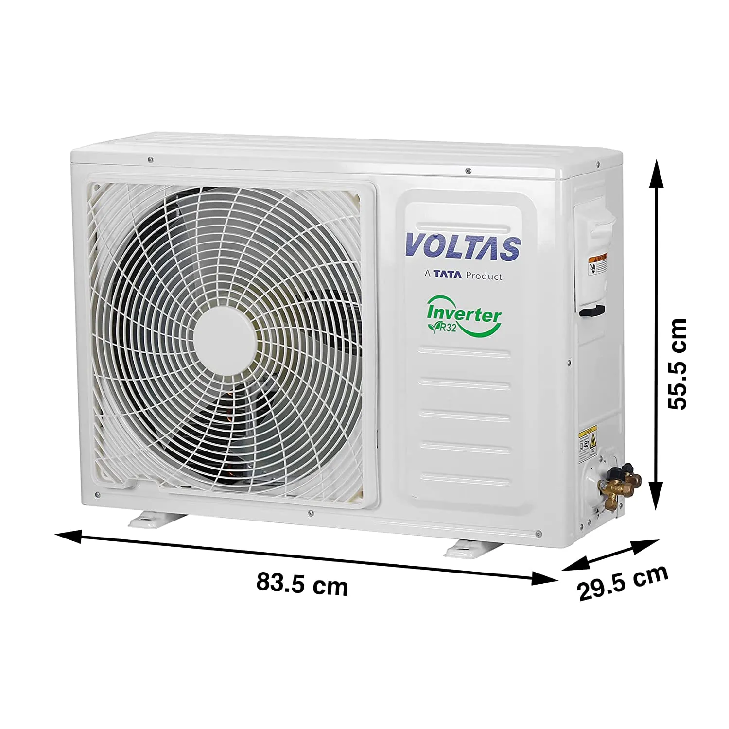 Voltas 183V Vectra Prism 1.5 Ton 3 Star Inverter Split AC  Copper Condenser, R32 Refrigerant, White