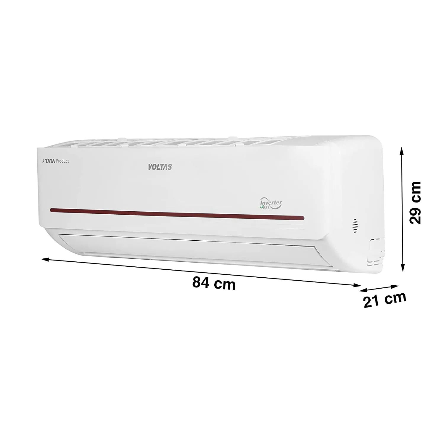 Voltas 183V Vectra Prism 1.5 Ton 3 Star Inverter Split AC  Copper Condenser, R32 Refrigerant, White