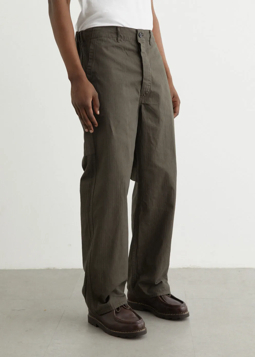 Wide Fit French Work Pants