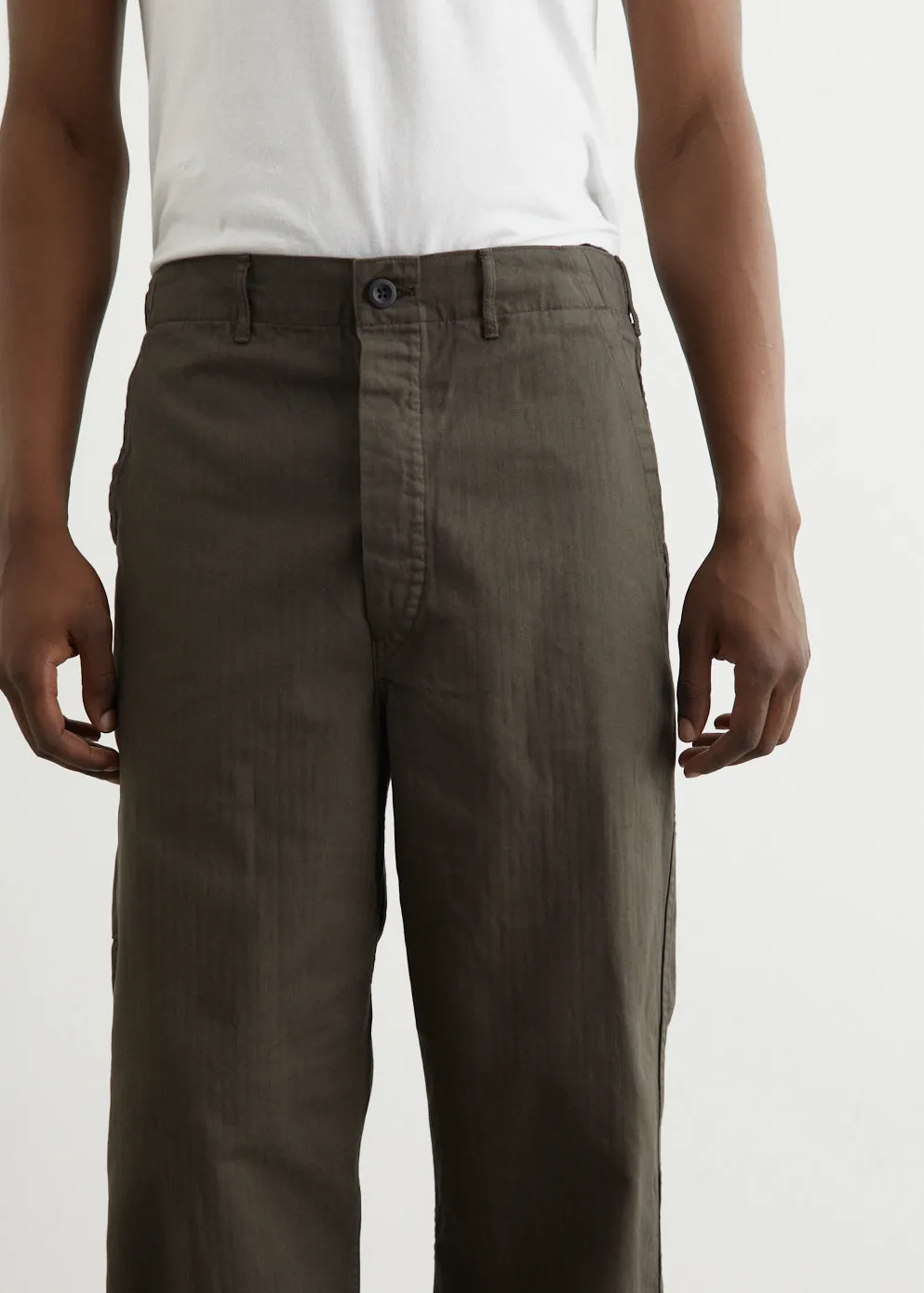 Wide Fit French Work Pants