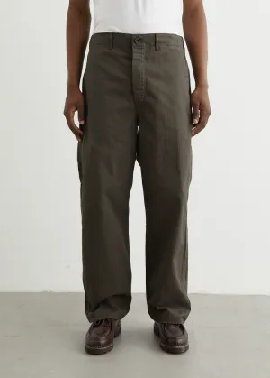 Wide Fit French Work Pants