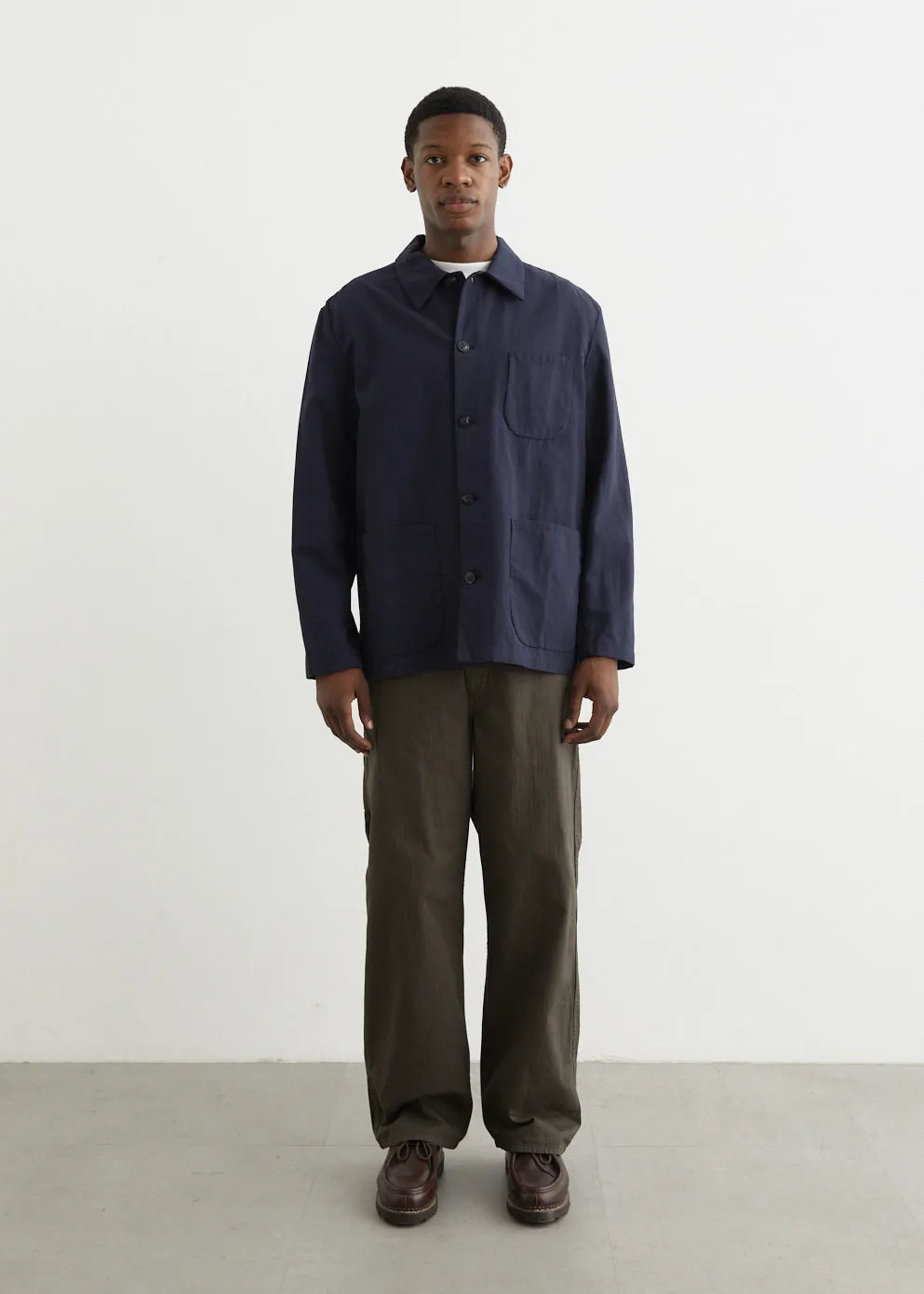 Wide Fit French Work Pants