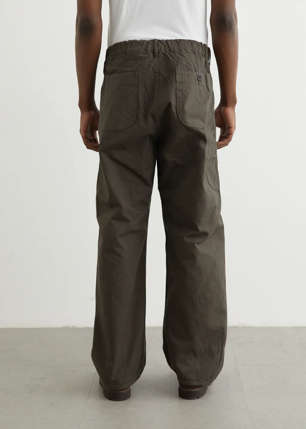 Wide Fit French Work Pants