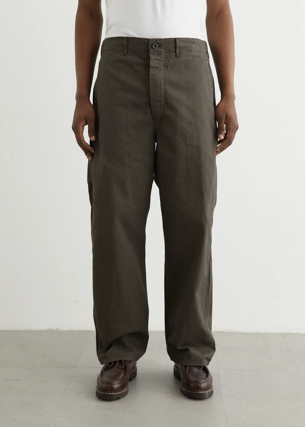 Wide Fit French Work Pants